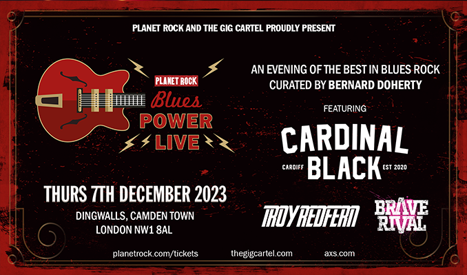 Blues Power featuring Cardinal Black, Troy Redfern and Brave Rival | Live at Dingwalls