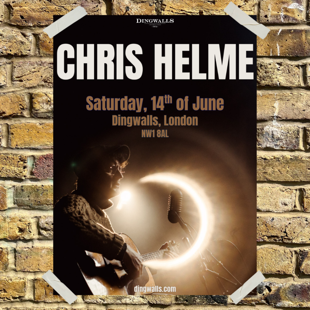 Chris Helme playing at Dingwalls on the 14th of June 2025.