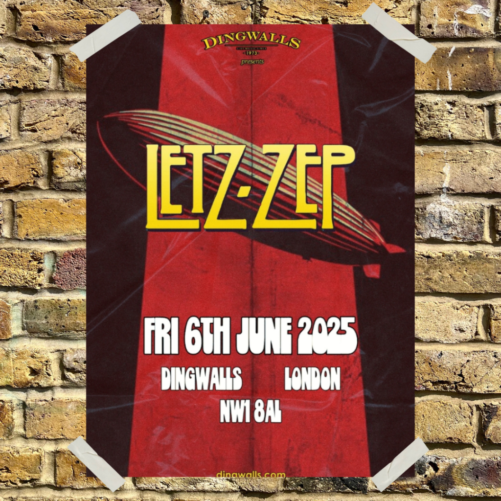 Letz Zep performing at Dingwalls on 6th of June 2025.