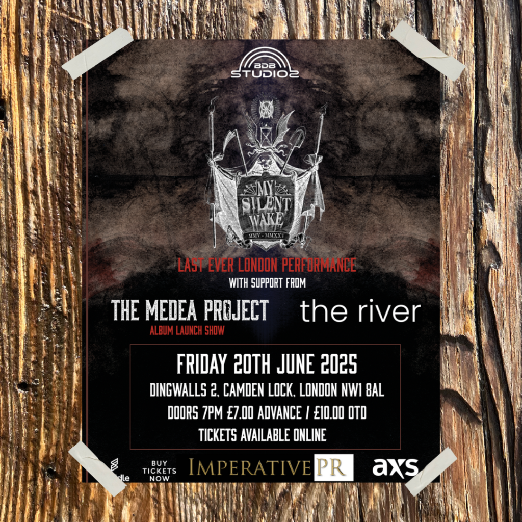 The Medea Project playing at Dingwalls 2 on the 20th of June.