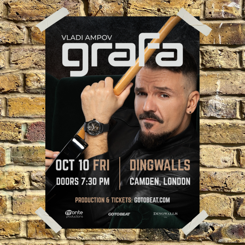 Grafa playing at Dingwalls on 10th of October 2025.
