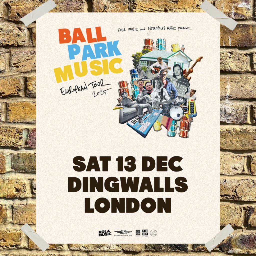 Ball Park Music playinf at Dingwalls on the 13th of December 2025.