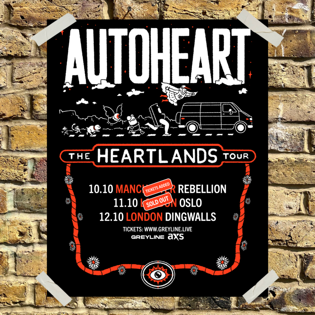 Autoheart playing at Dingwall's on 12th of October.