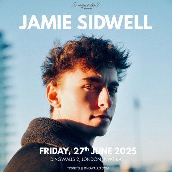 Jamie Sidwell playing at Dingwalls 2 in Camden on 27th of June 2025.