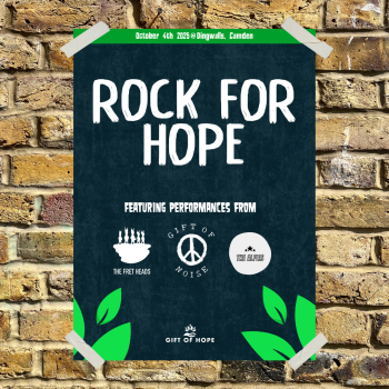 Rock for Hope at Dingwalls on 4th of October 2025